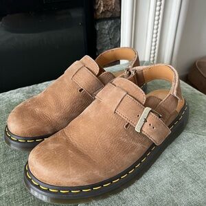 NEW Dr. Martens Jorge ll Tumbled Leather Slingback Mule size 10